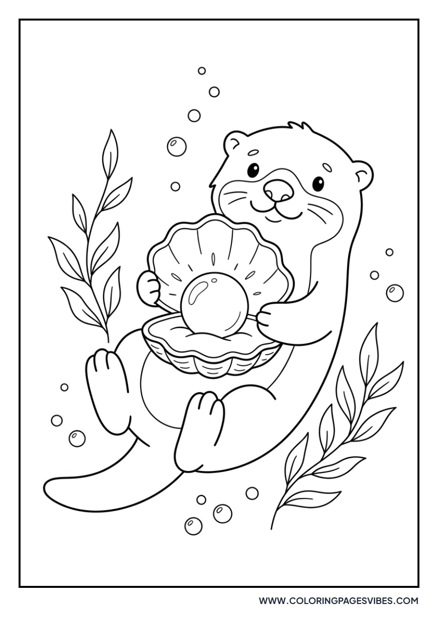 Otter with a Pearl