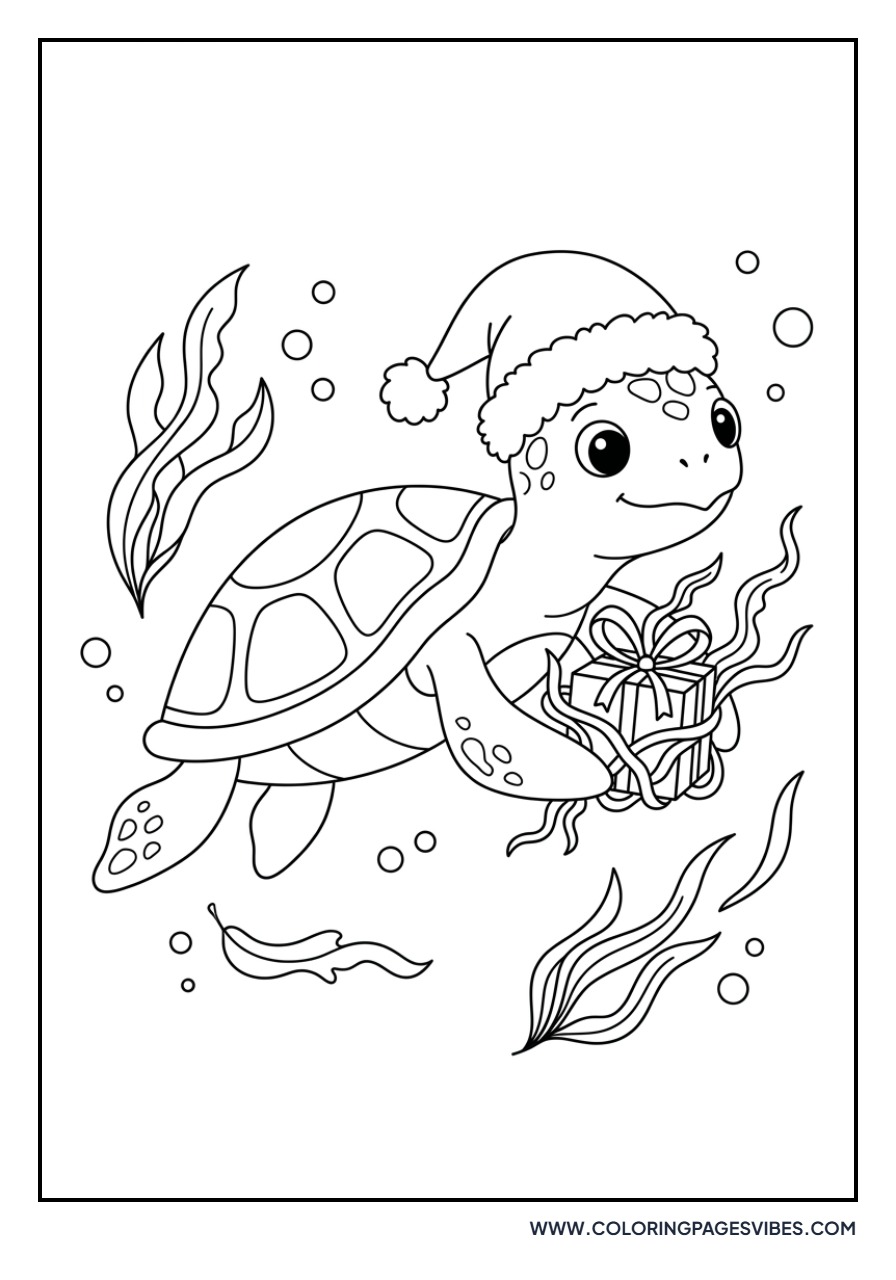Christmas Sea Turtle