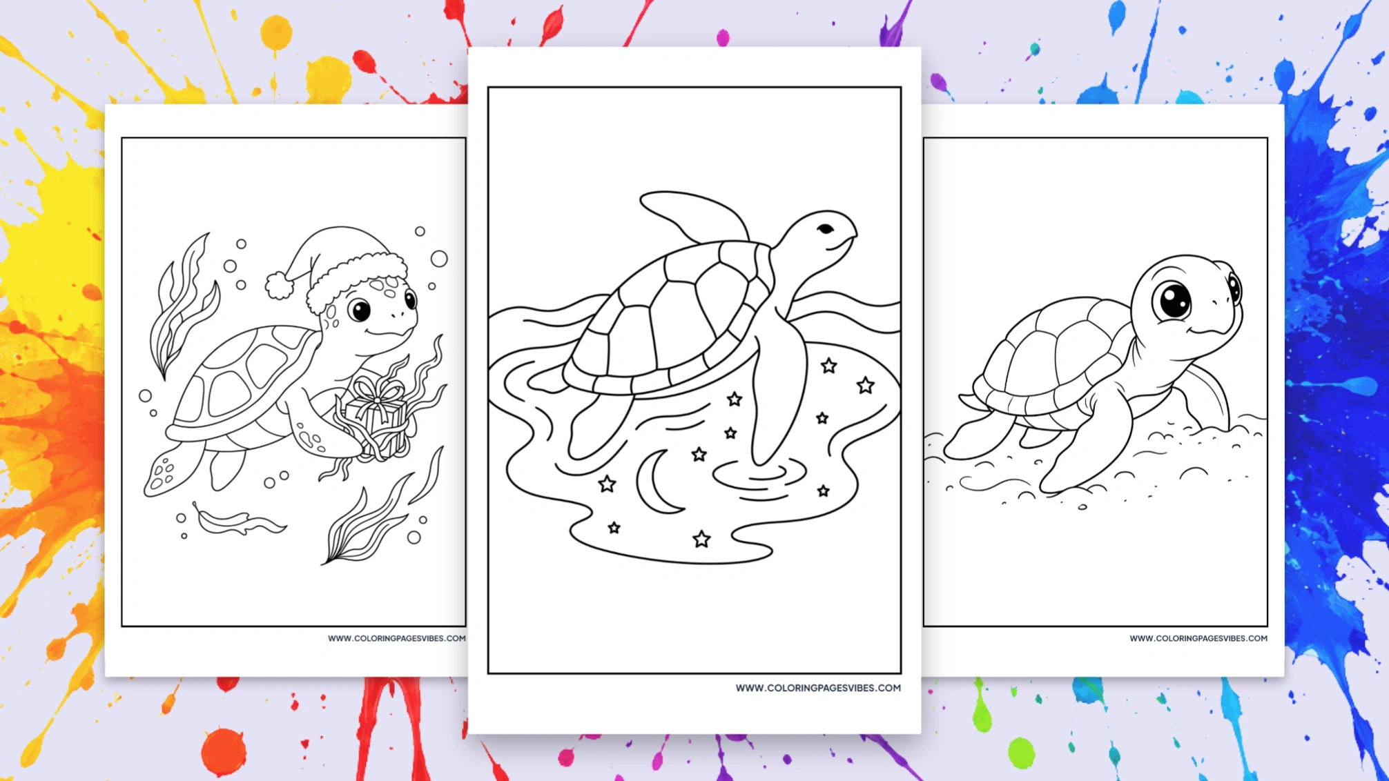 75+ Free Sea Turtle Coloring Pages (Printable PDF)