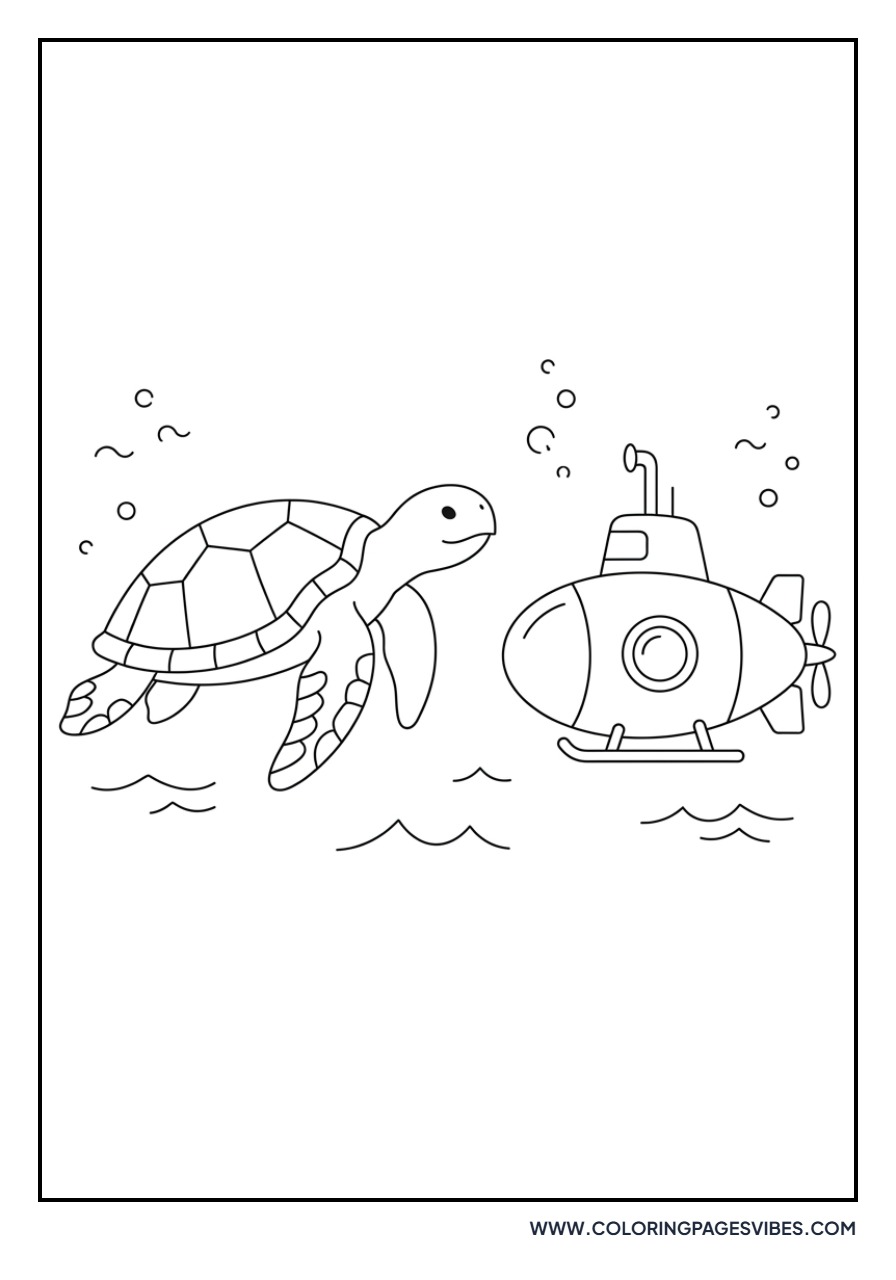 Turtle and Submarine
