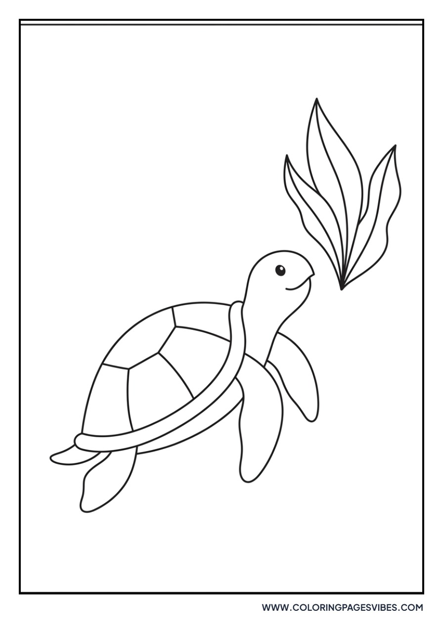 Turtle with Ocean Plastic