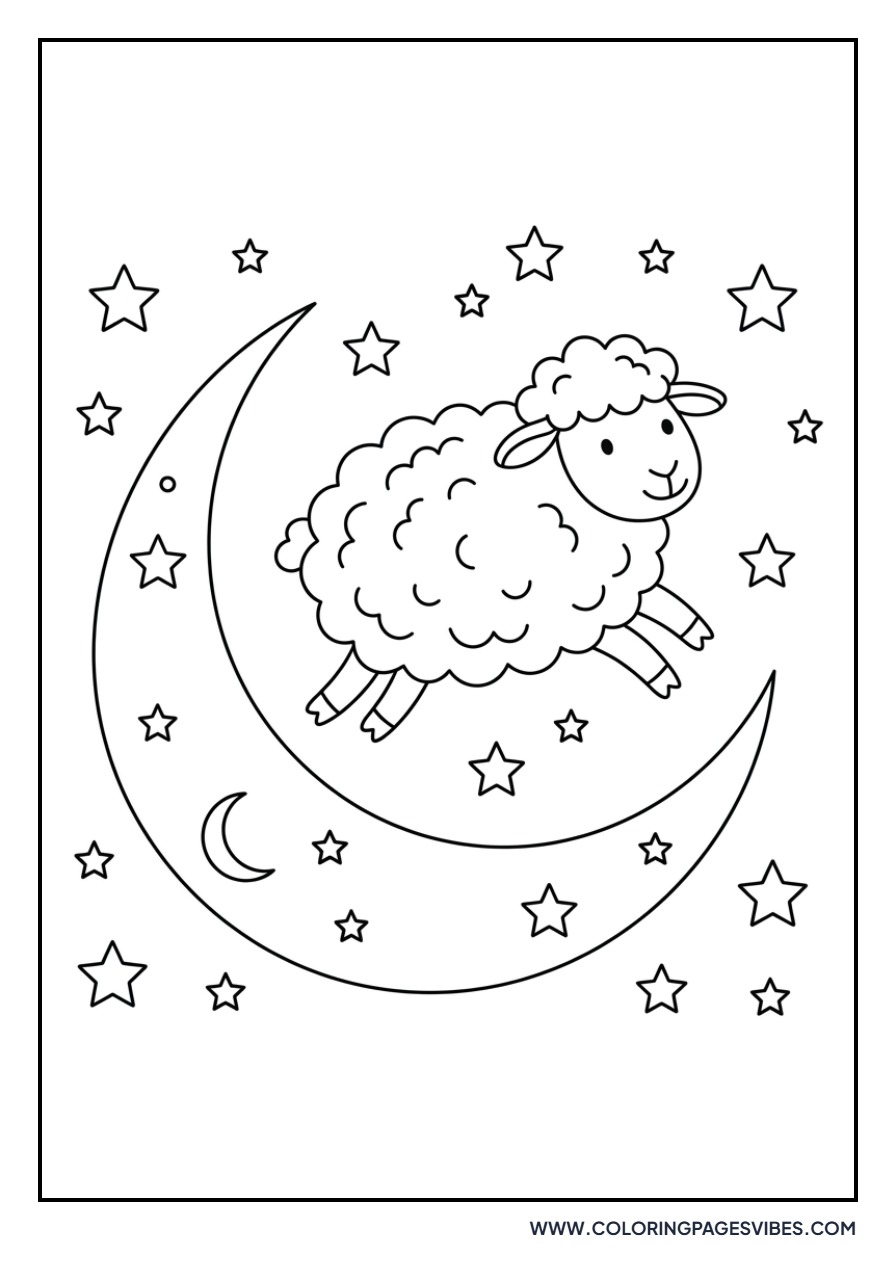 Sheep Jumping Stars