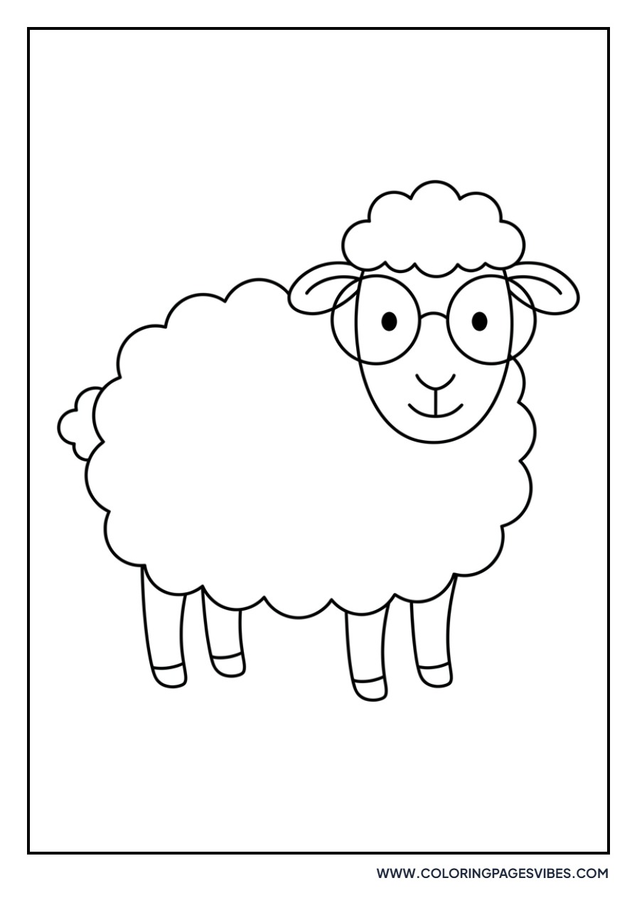 Sheep with Glasses