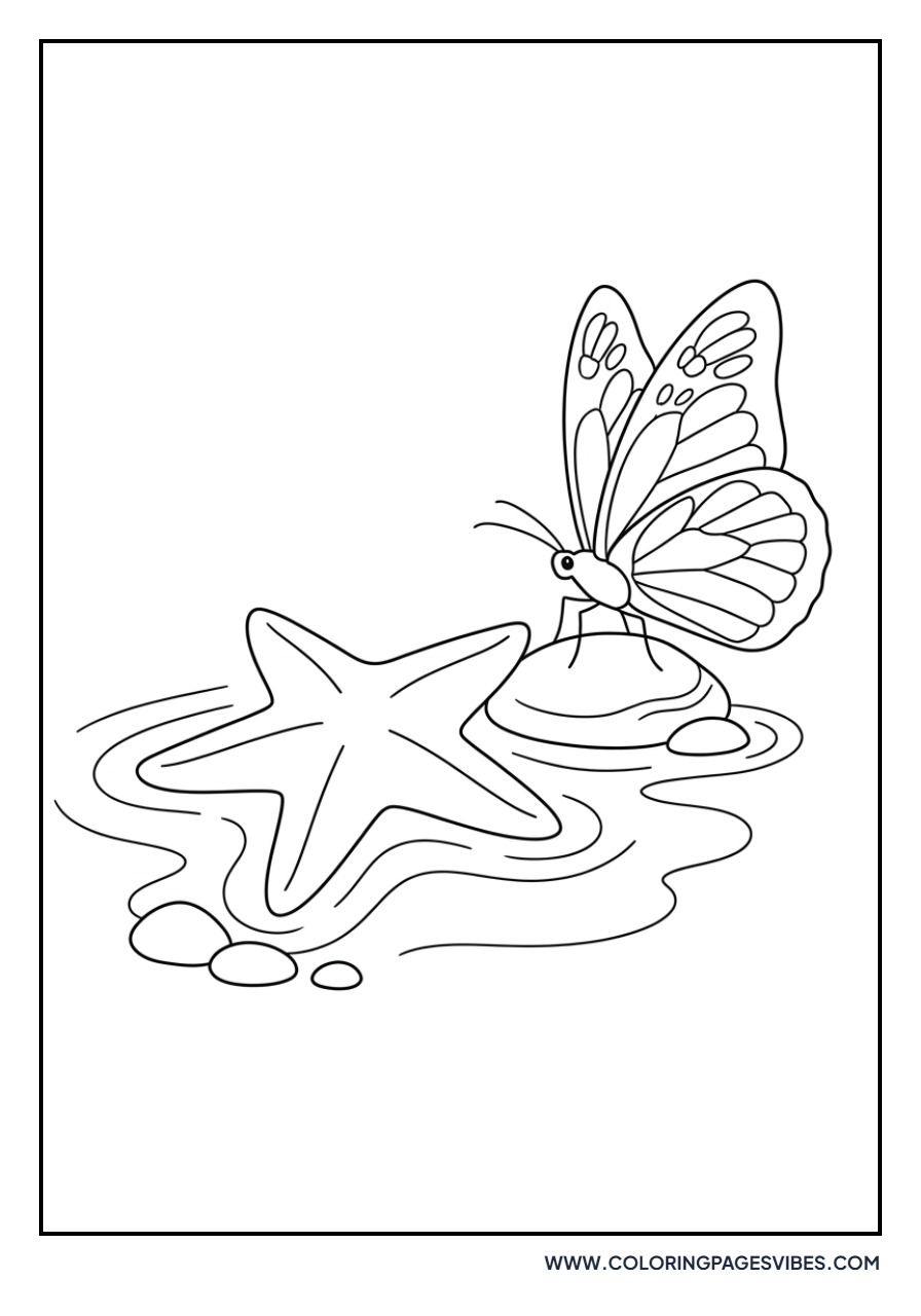 Starfish and Butterfly