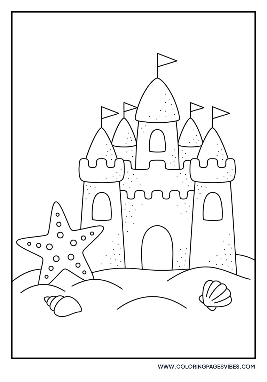 Starfish and Sandcastle