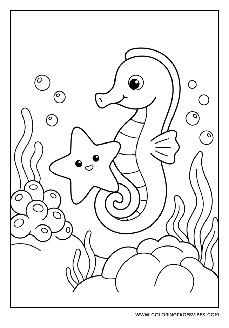 Starfish and Sea Horse