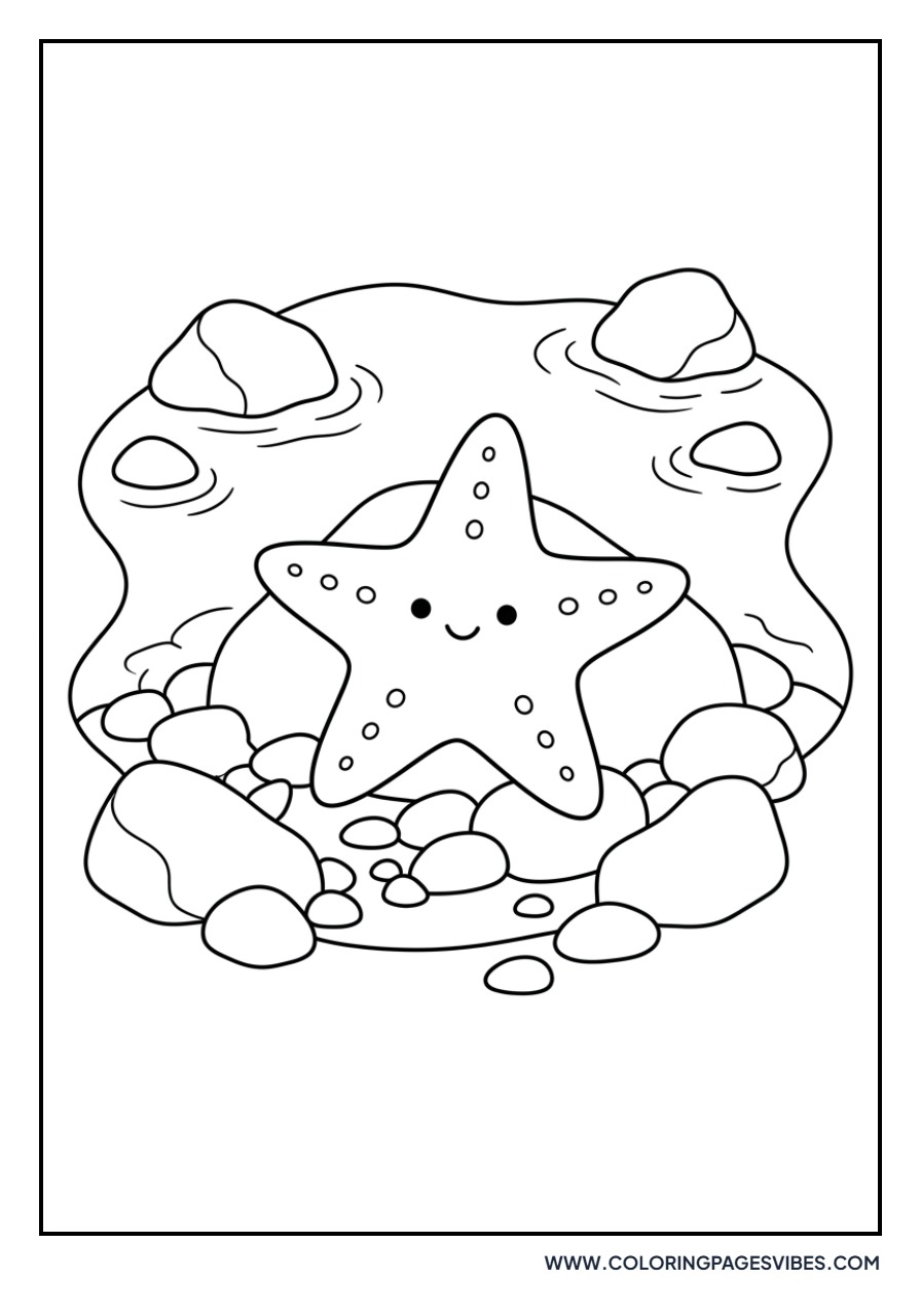 Starfish in a Tide Pool