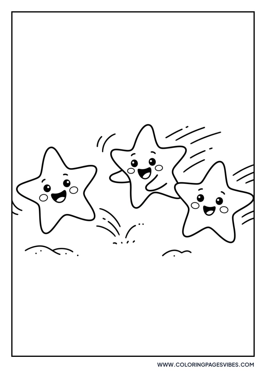 Starfish Playing Tag