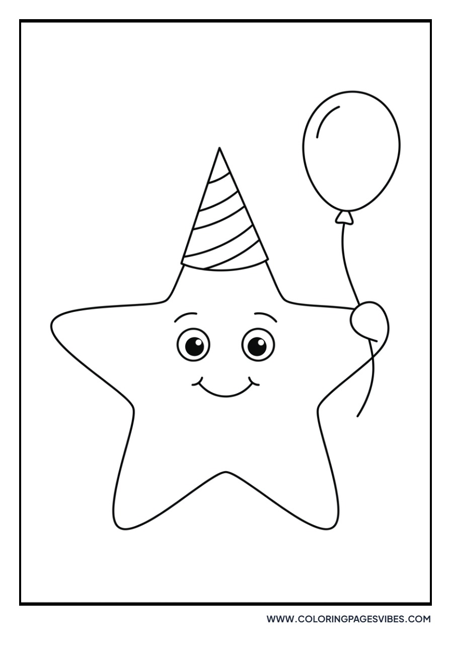 Starfish Wearing a Party Hat