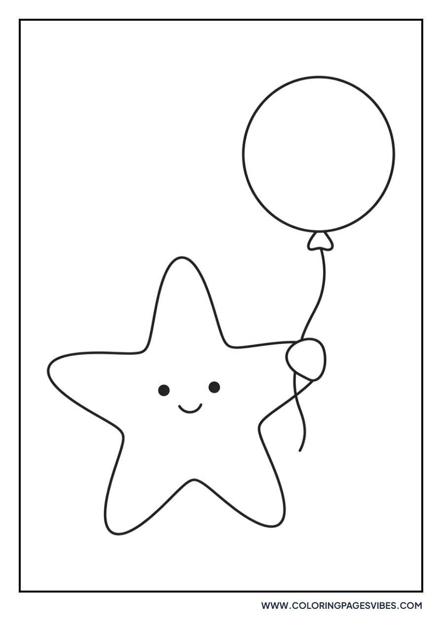 Starfish with a Balloon