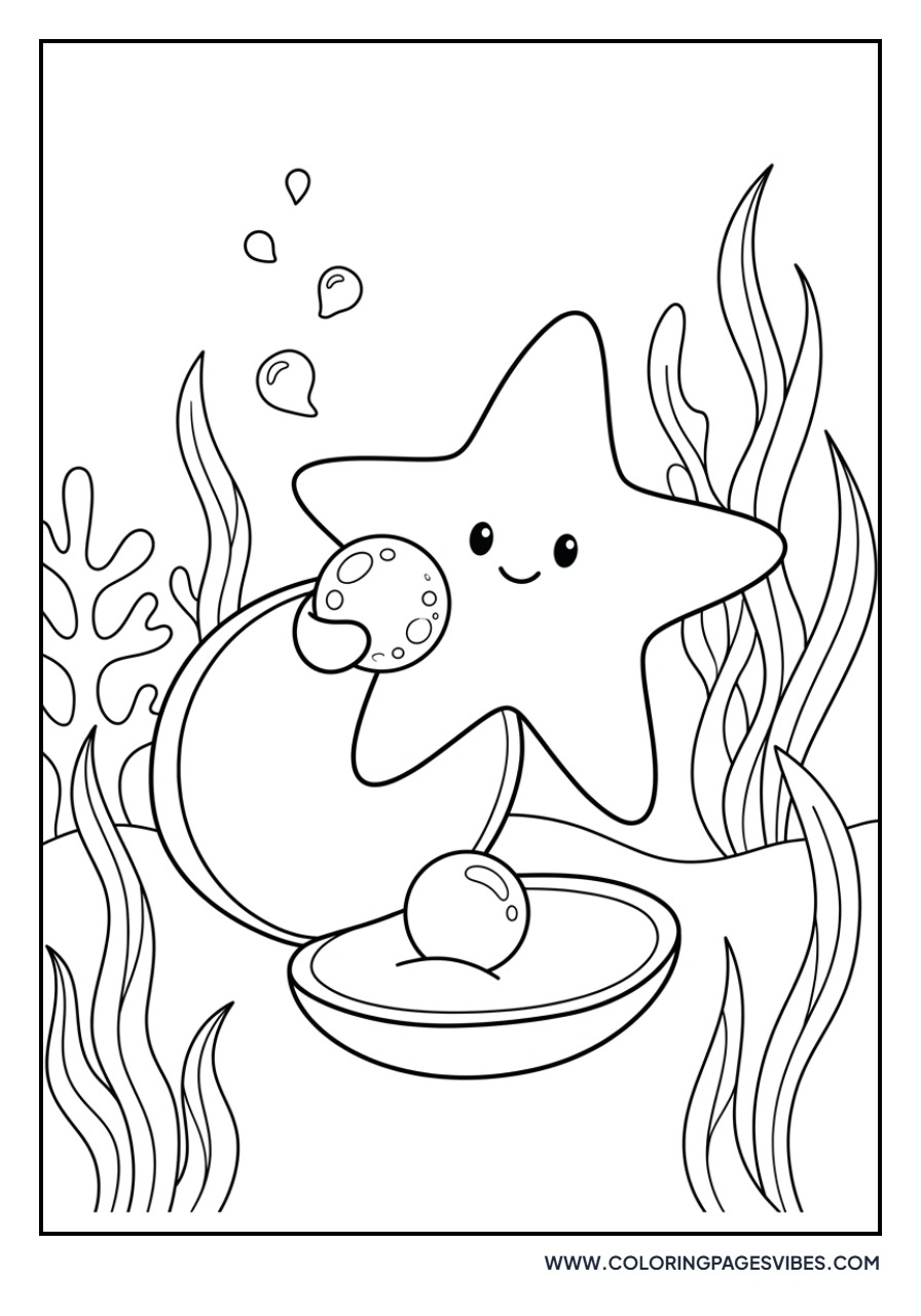 Starfish with a Pearl
