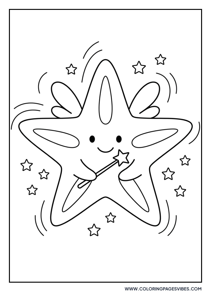 Starfish with a Wand