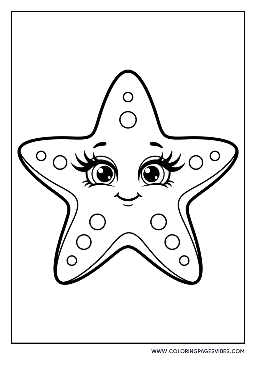 Starfish with Big Lashes