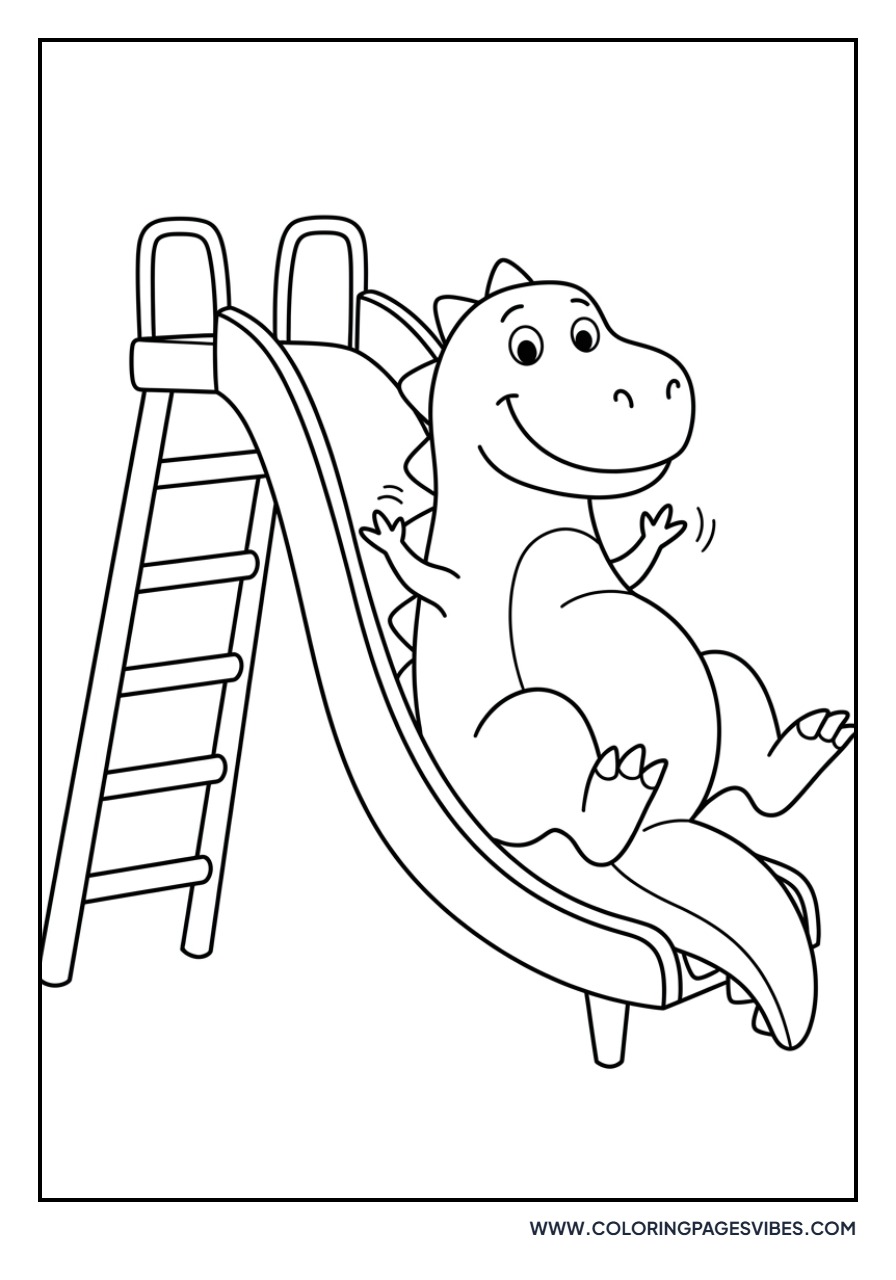 T-Rex at the Playground