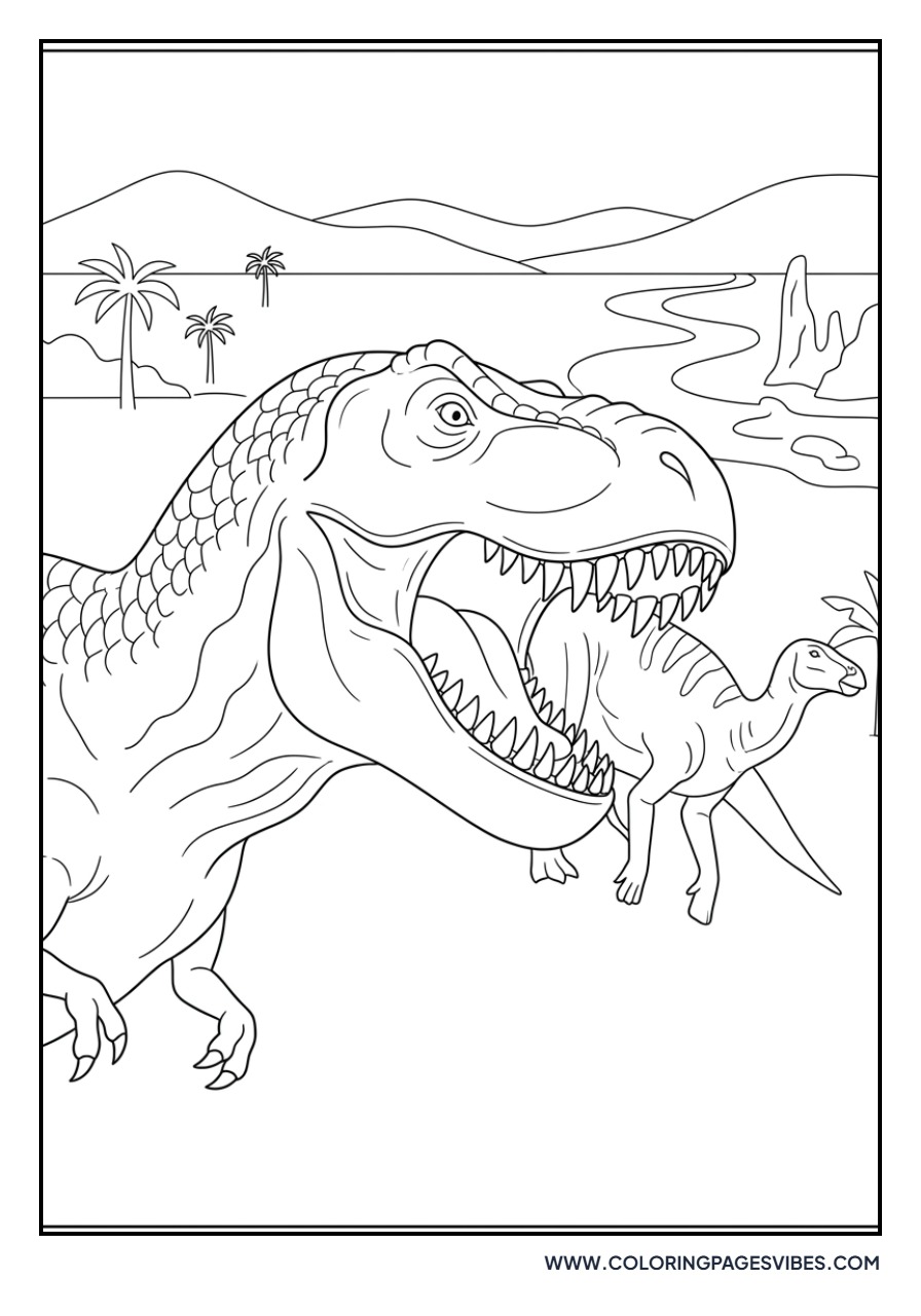 T-Rex Eating