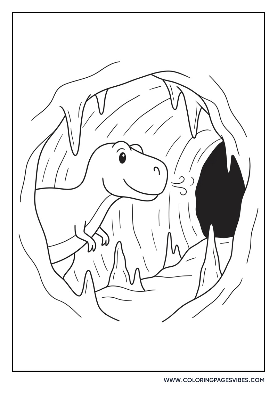 T-Rex in a Cave