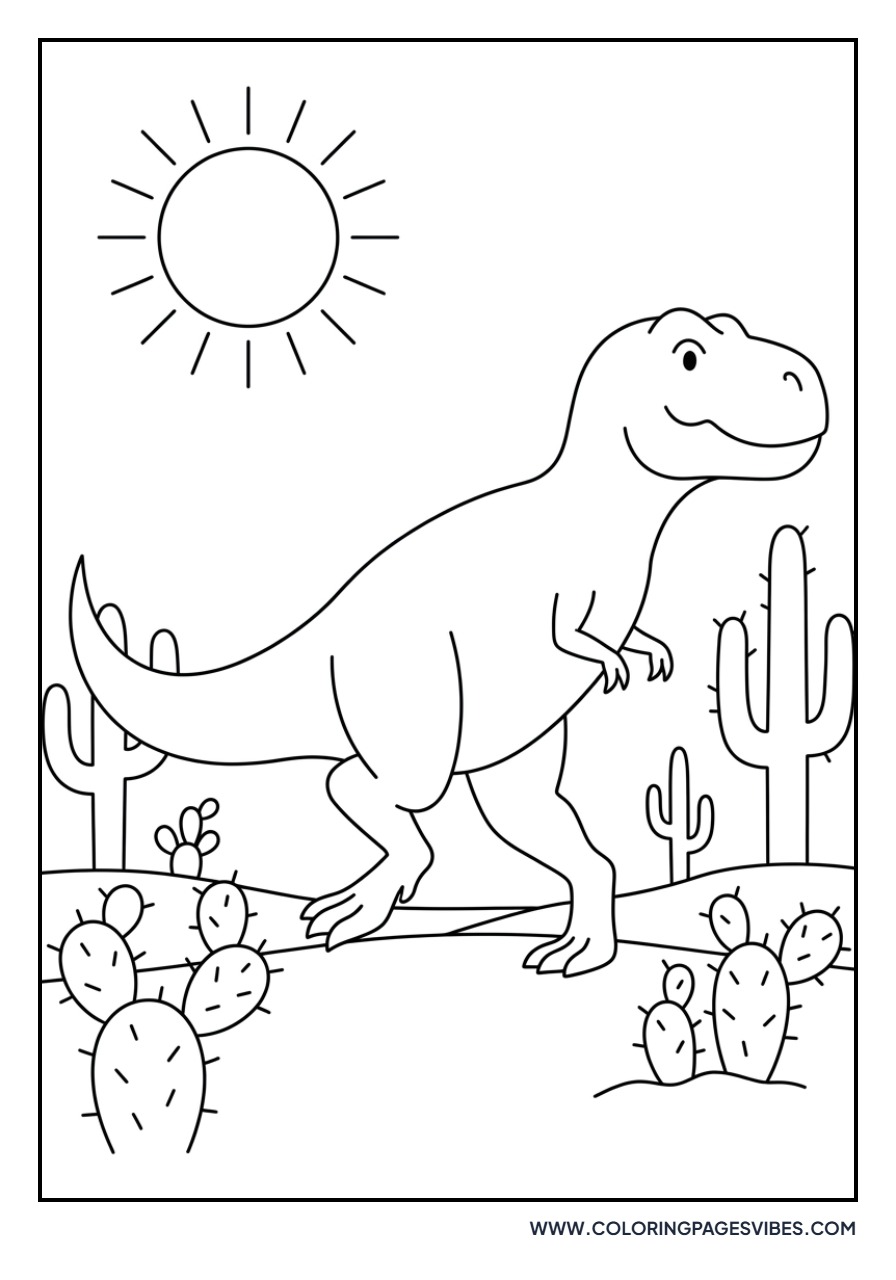 T-Rex in the Desert