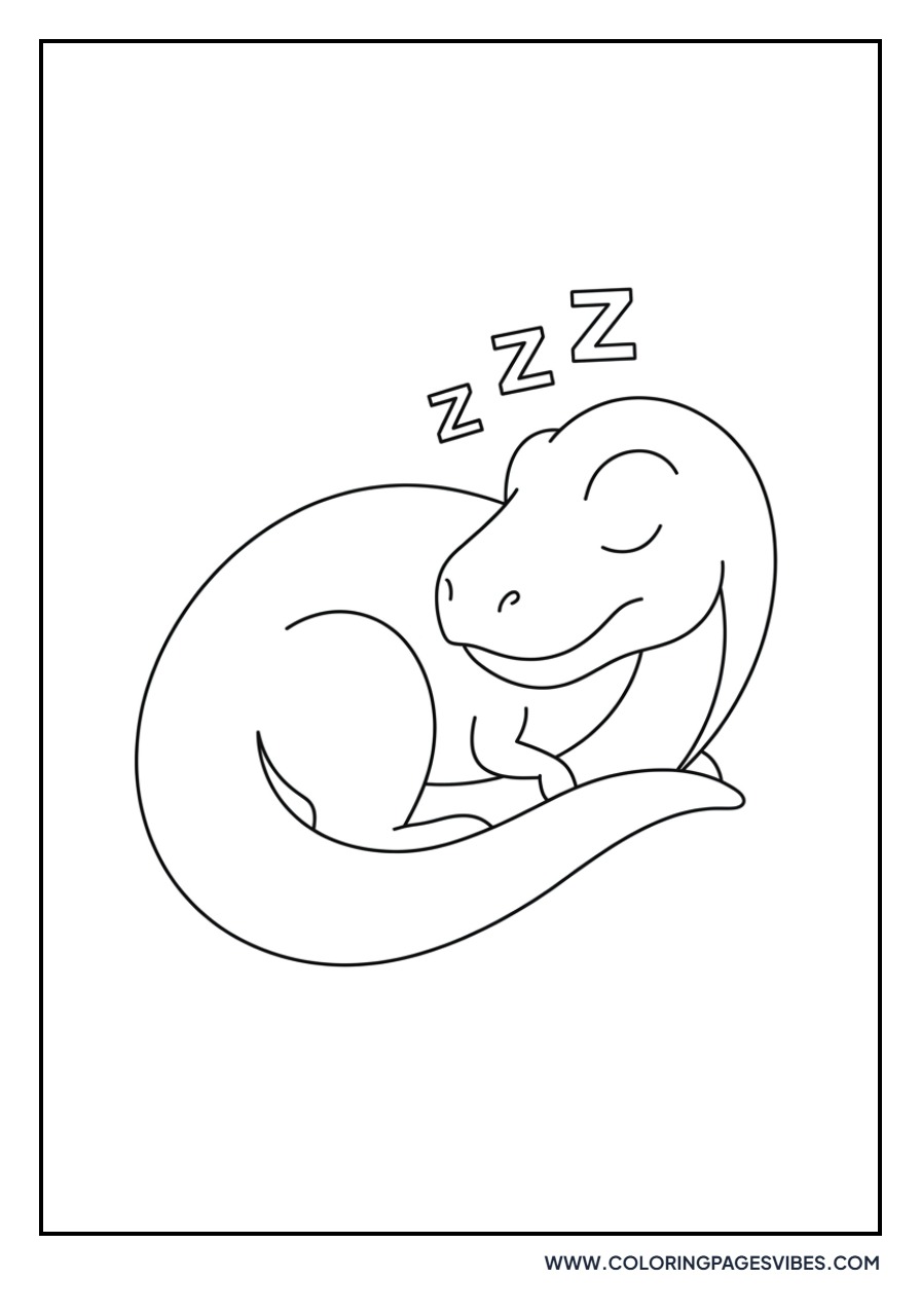 T-Rex Sleeping