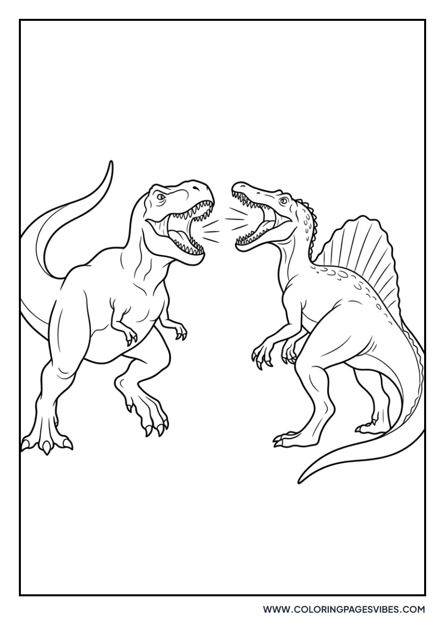 T-Rex vs. Spinosaurus