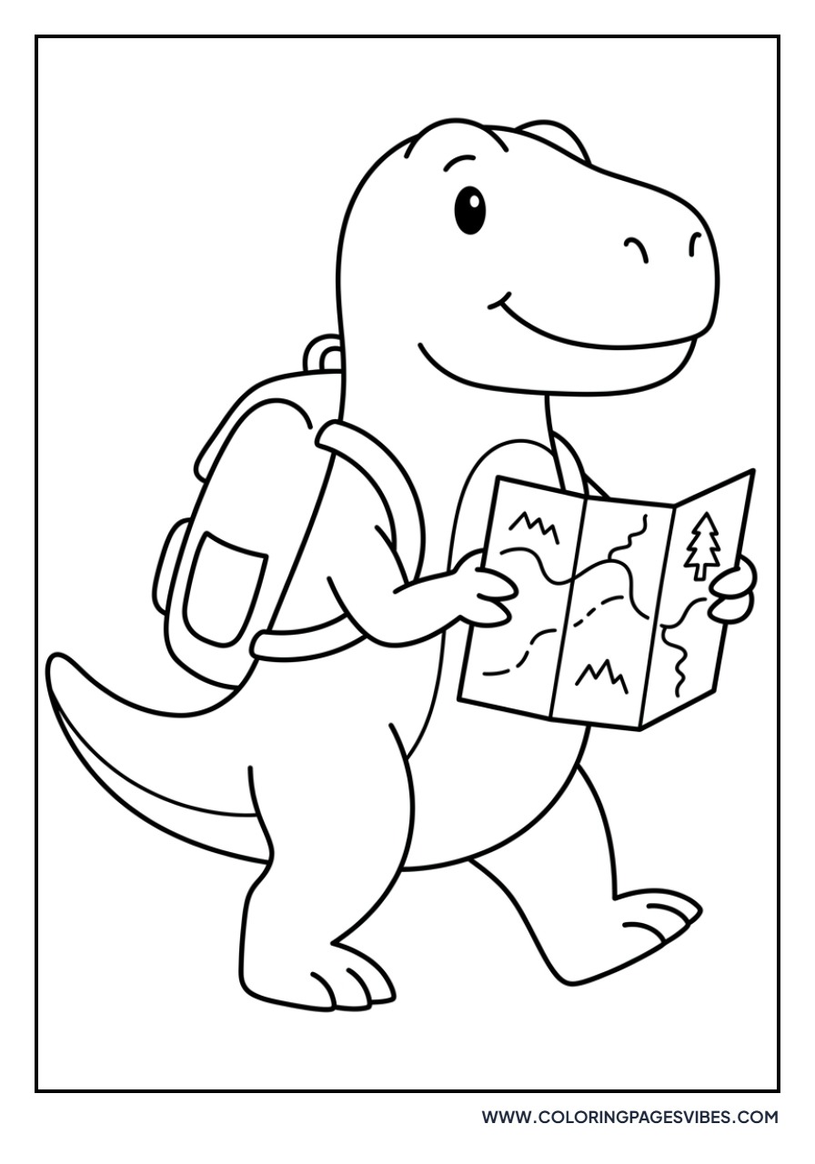 T-Rex with a Backpack