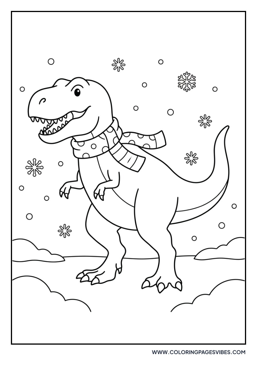 Winter T-Rex