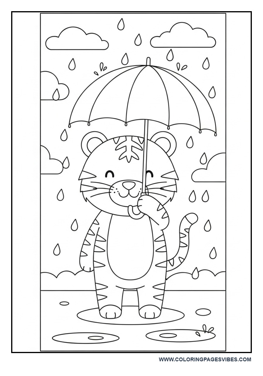Rainy Day Tiger