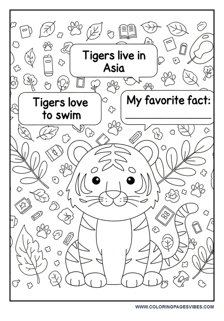 Tiger with Simple Facts