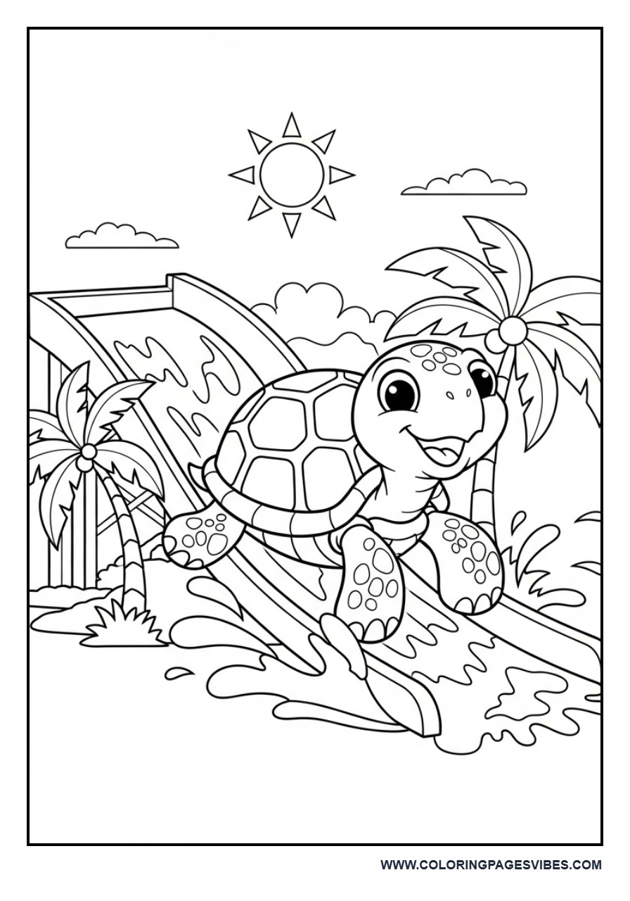 Turtle at Water Park