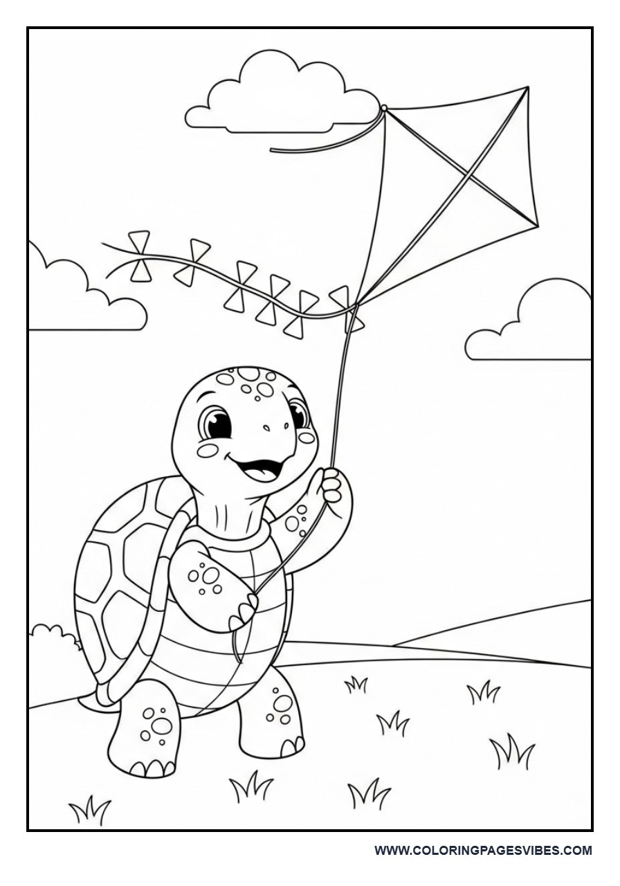 Turtle Flying Kite