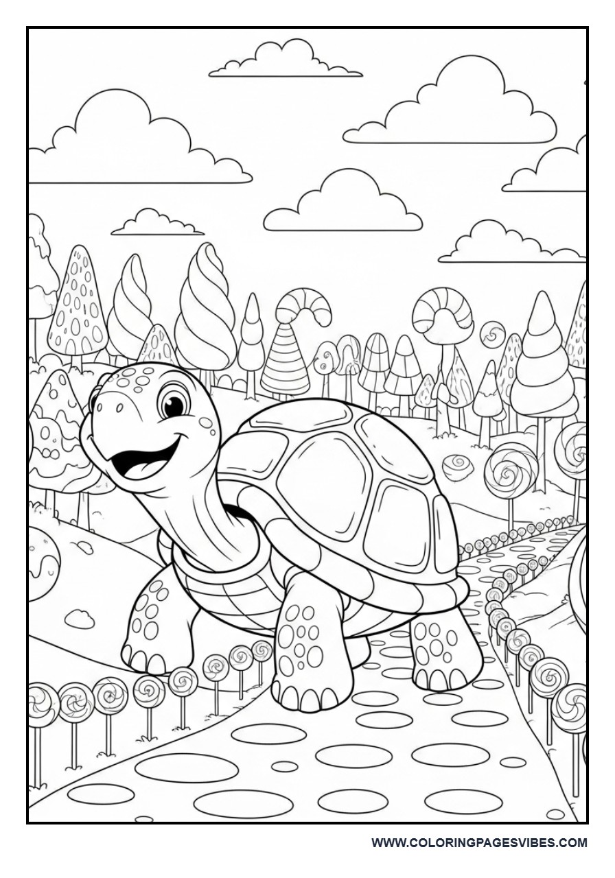 Turtle in Candy Land