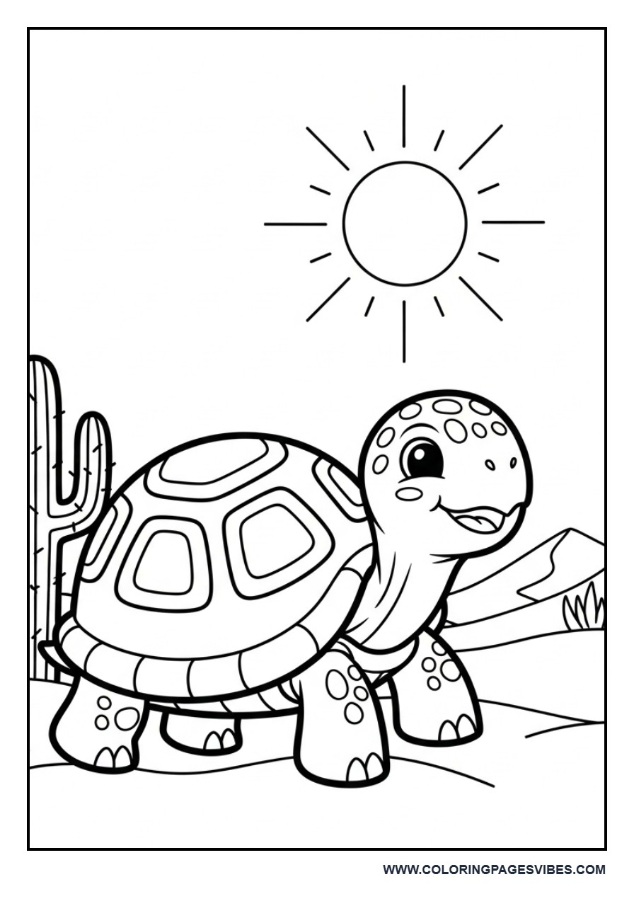 Turtle in Desert