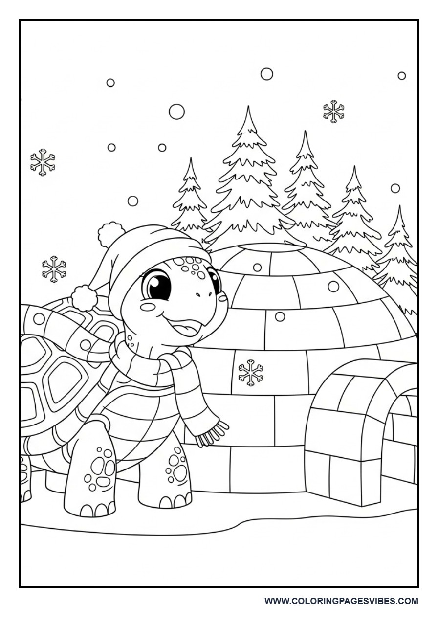 Turtle in Igloo Land