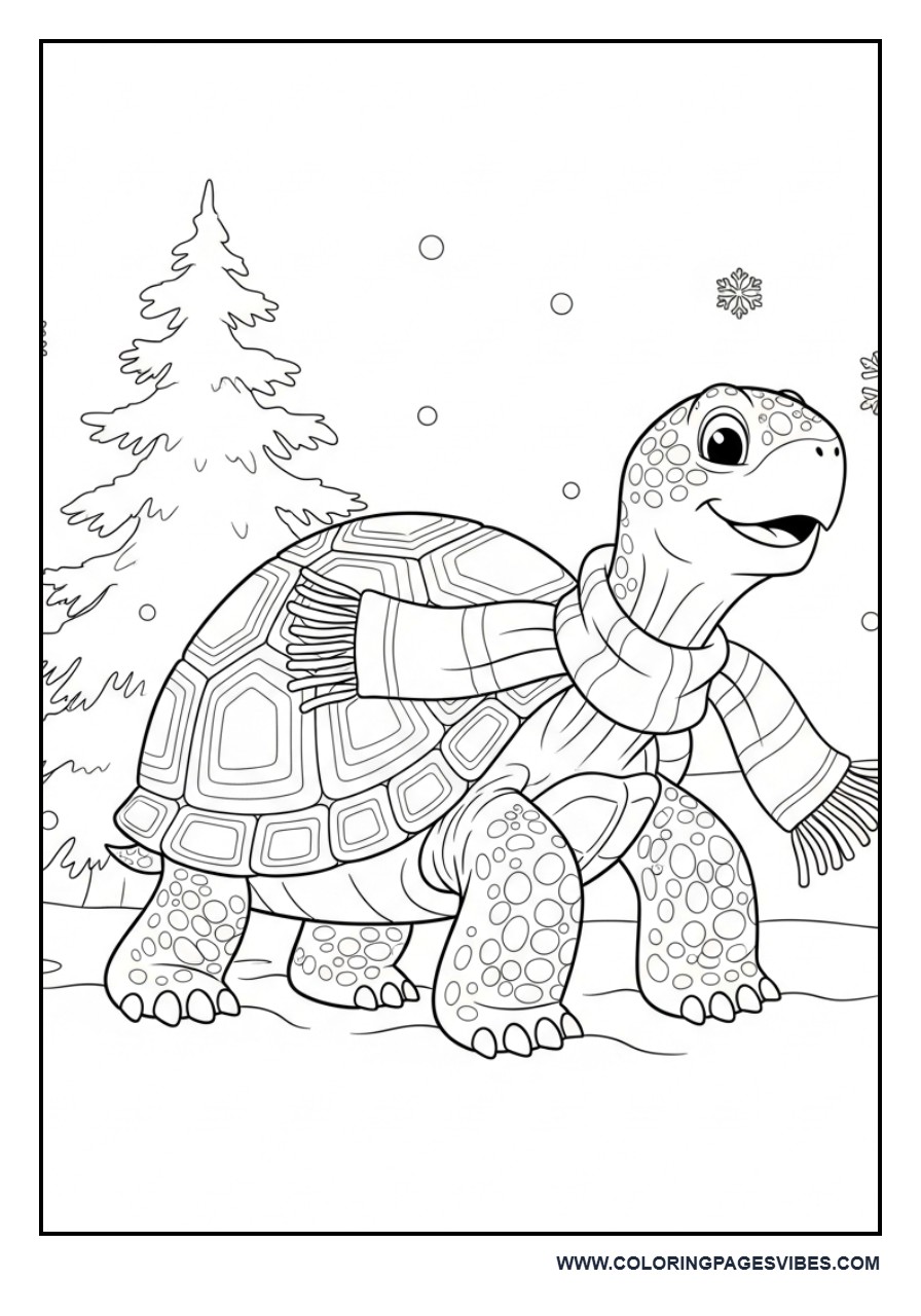 Turtle in Snow