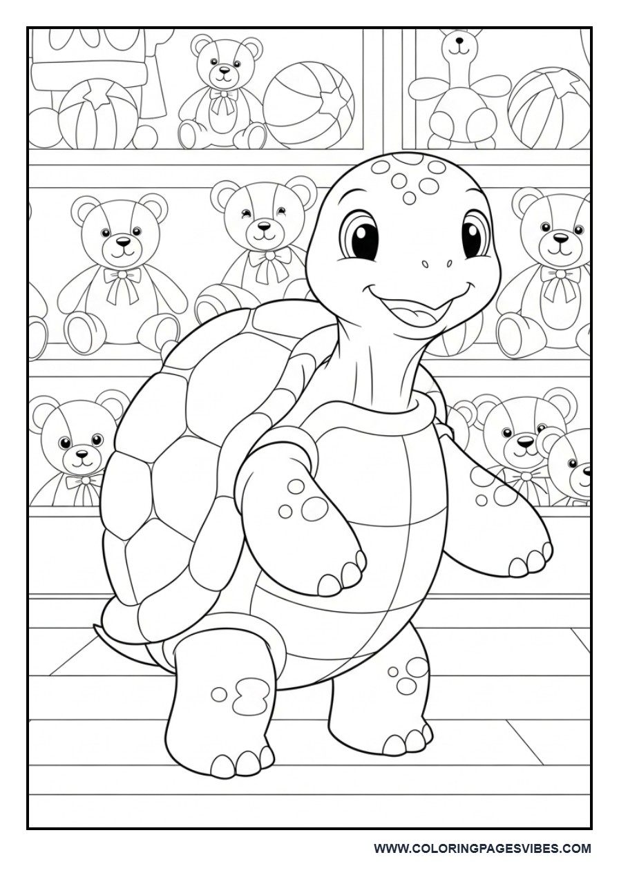 Turtle in Toy Store