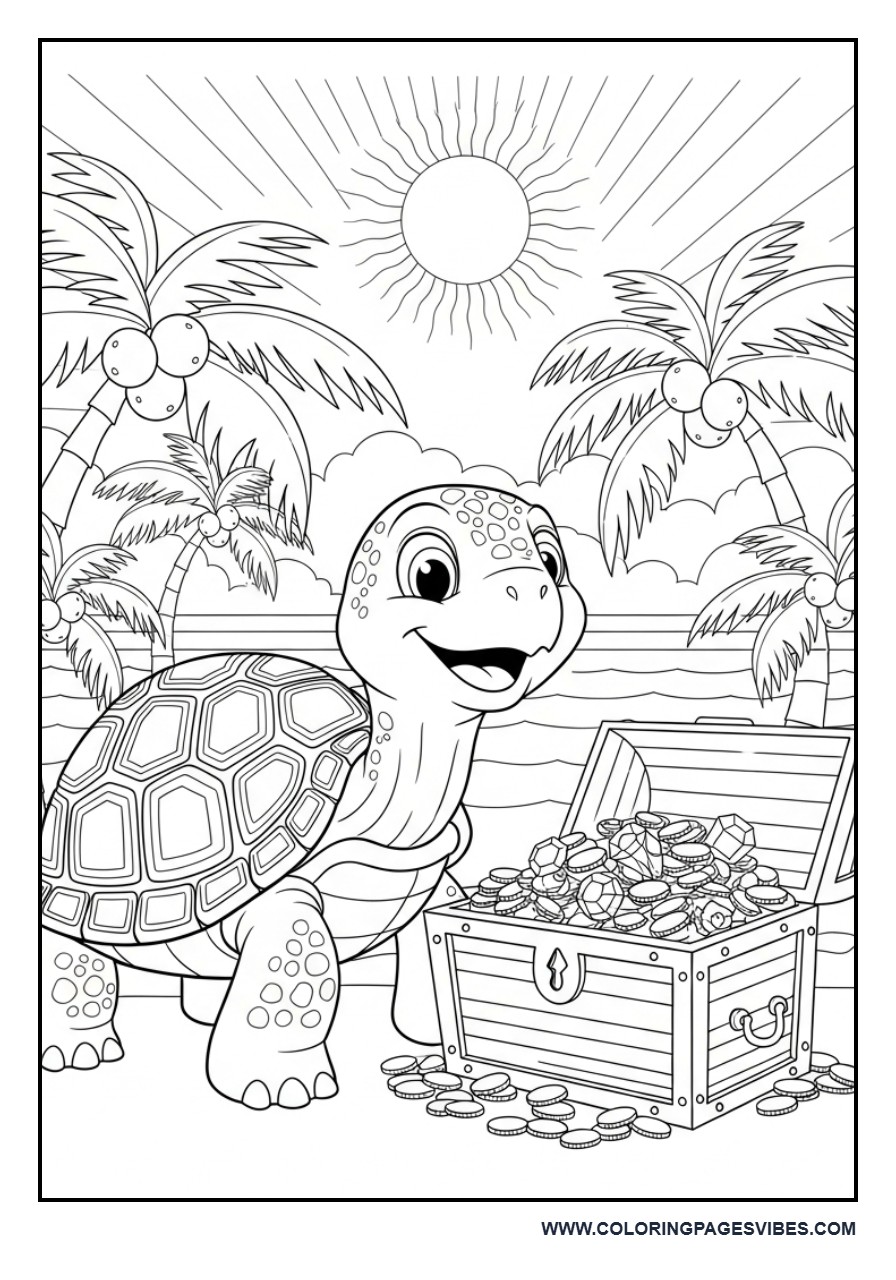 Turtle on Treasure Island