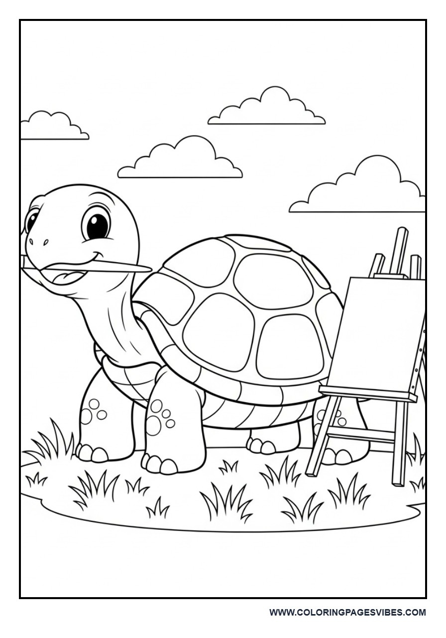 Turtle Painting Art
