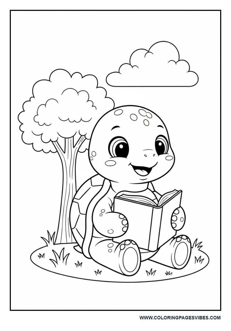 Turtle Reading Book