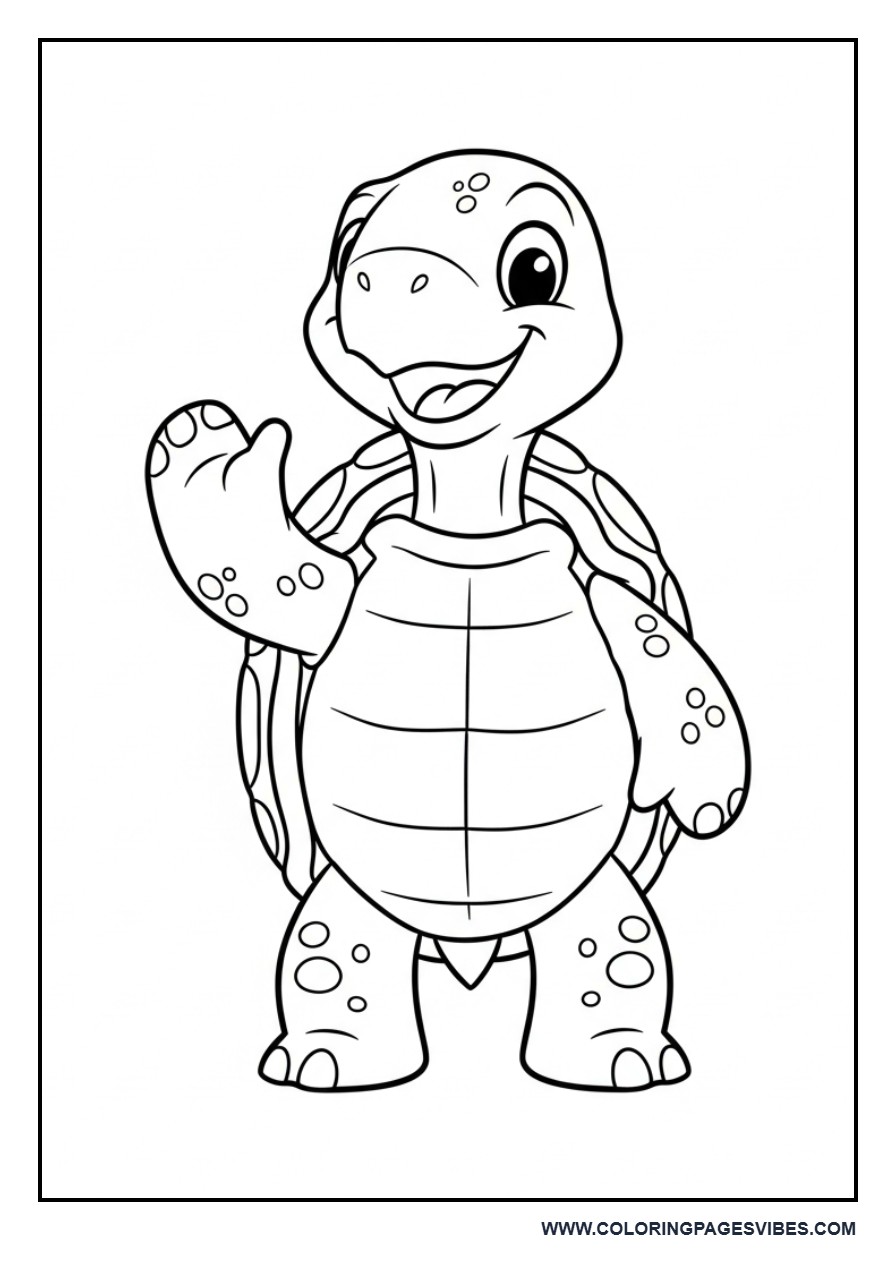 Turtle Standing Upright