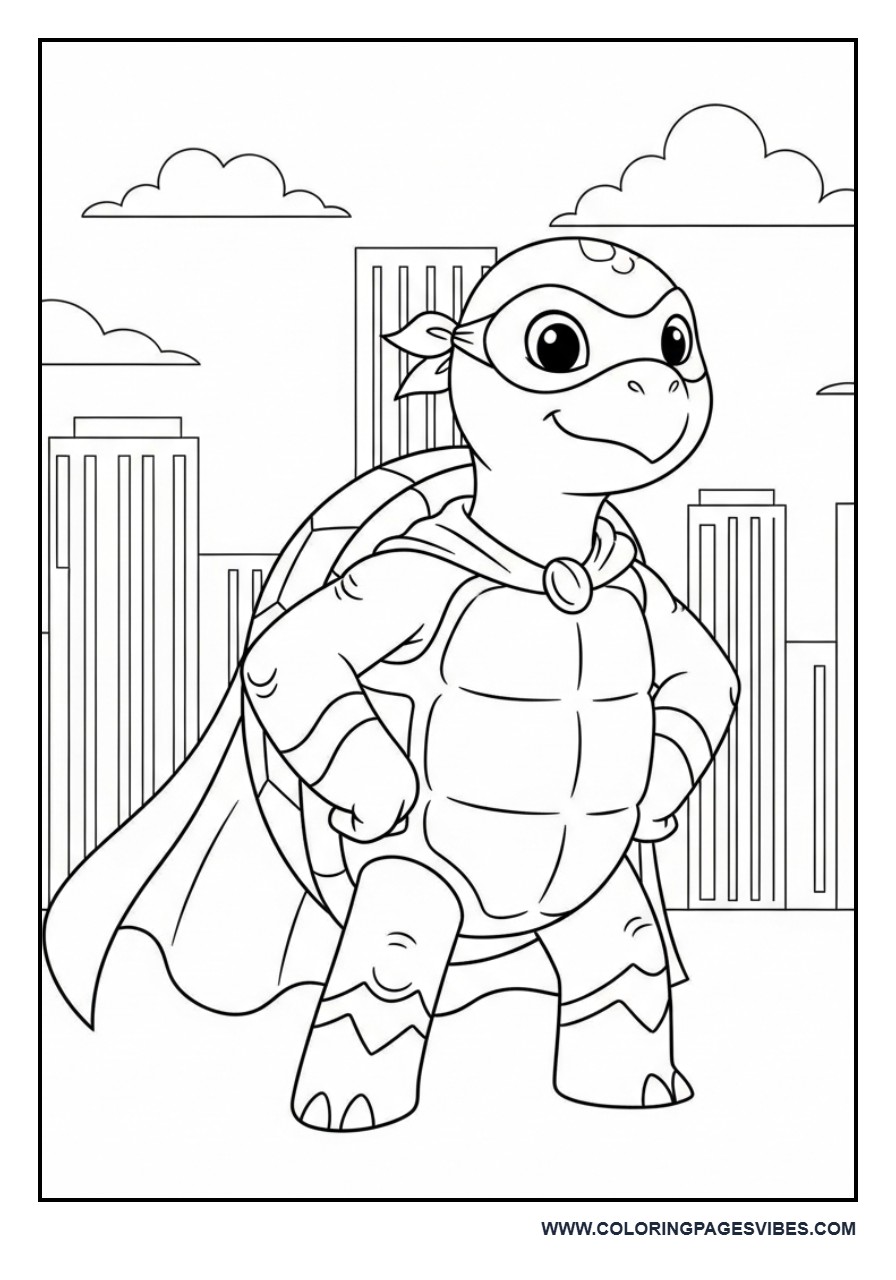 Turtle Superhero