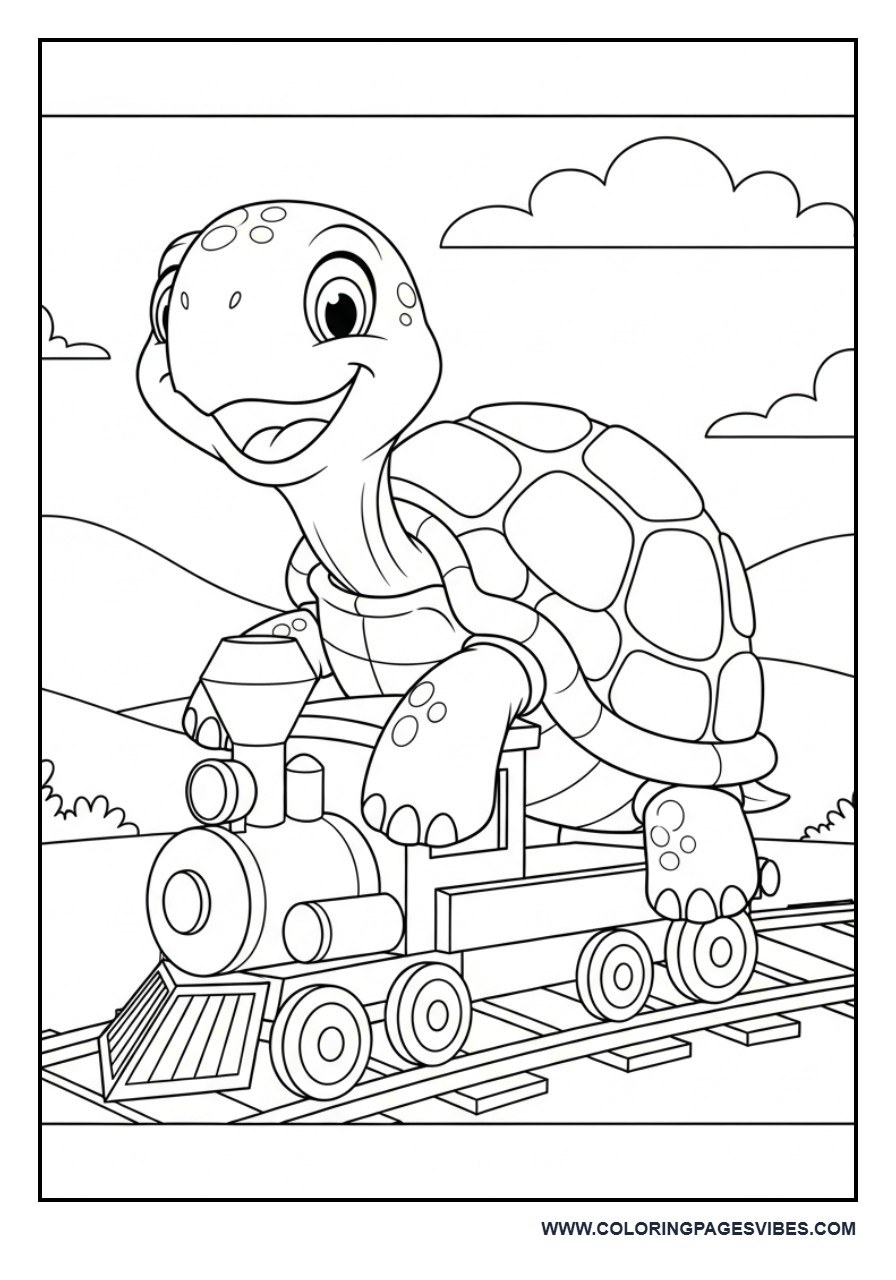 Turtle Toy Train Ride