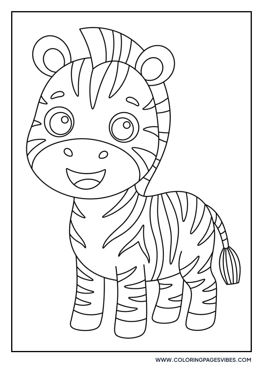Baby Zebra Smiling