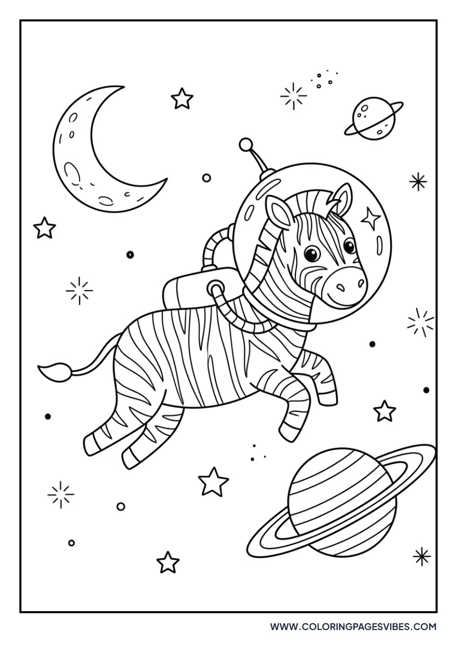Zebra Astronaut
