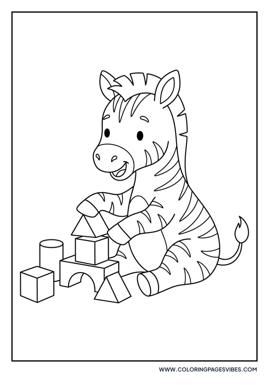 Zebra Building Blocks