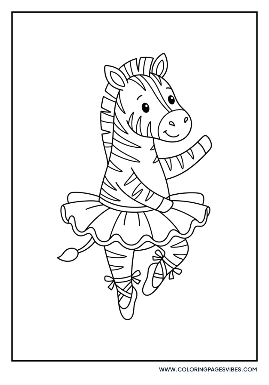 Zebra in a Tutu