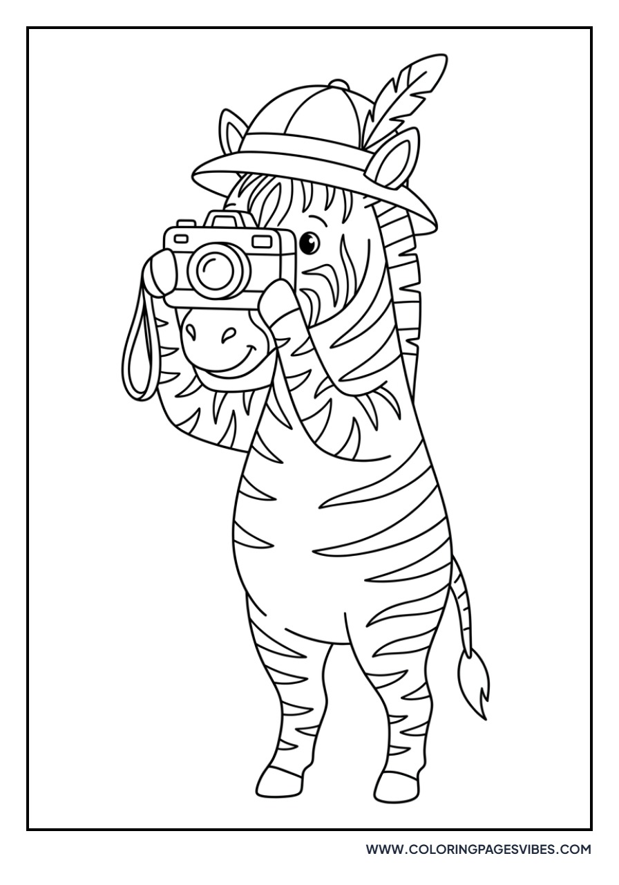 Zebra with a Camera