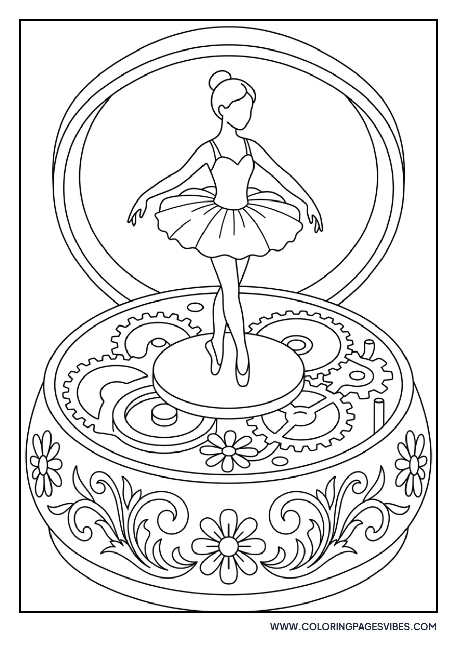 Ballerina in a Music Box