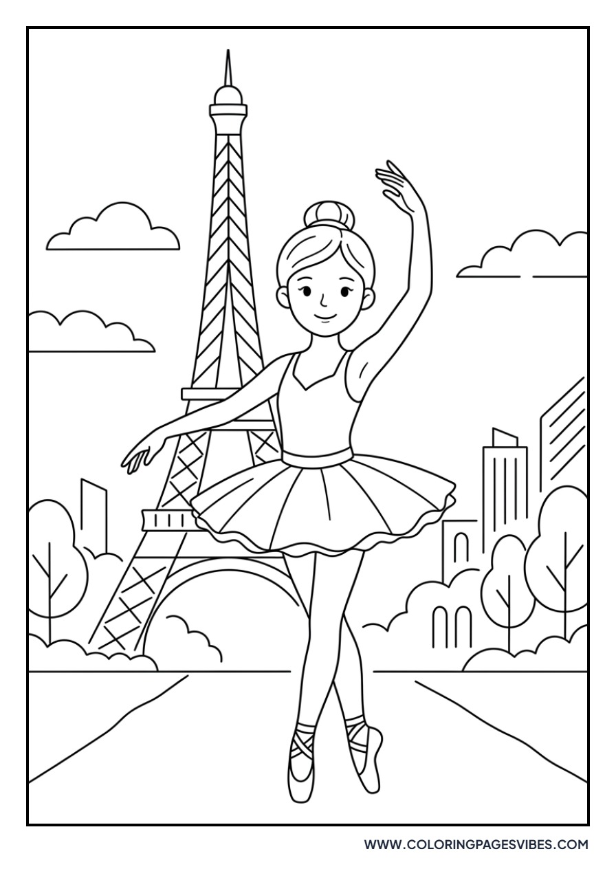 Ballerina in Paris