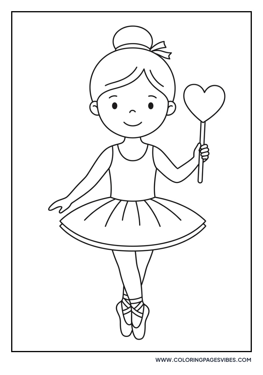 Ballerina with a Heart Wand