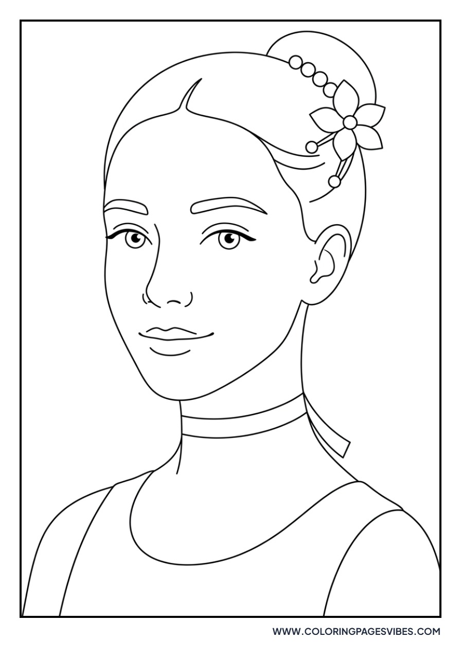 Elegant Ballerina Portrait