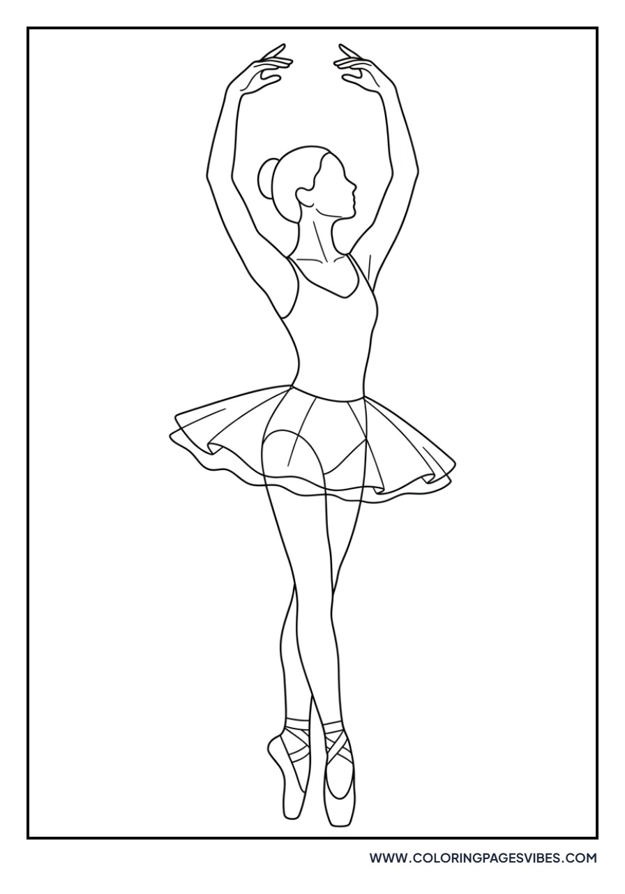 Graceful Releve Pose